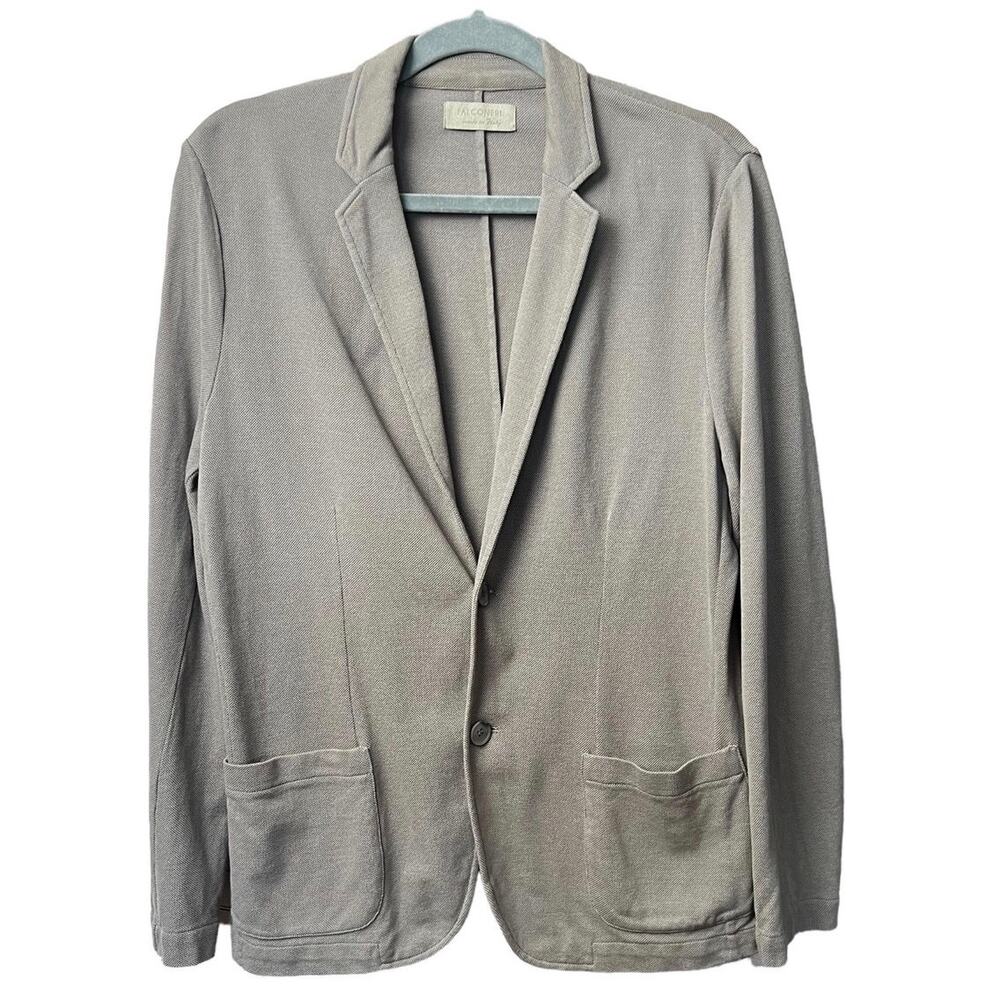Falconeri Cotton Blazer Size XL Made in Italy Long Sleeves  Fit Medium